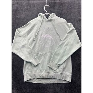 Tribe Hoodie Unisex Large Green Cotton Logo Great Smoky Mountain Catlin Burg